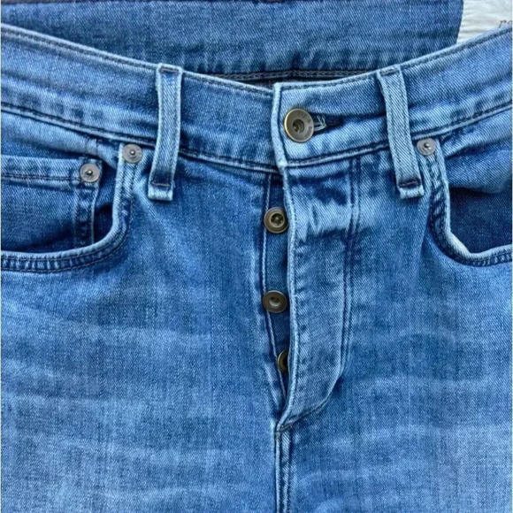 Rag & Bone Womens New York Fit 1 Skinny Denim Jeans Blue Size 32W 32L - Picture 9 of 9